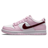 Tênis Nike Dunk Low Feminino "Pink Red Foam White" Rosa - CW1590-601