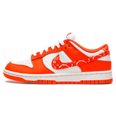 Tênis Nike Dunk Low Feminino "Orange Paisley" Laranja / Branco - DH4401-103