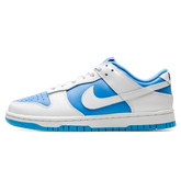 Tênis Nike Dunk Low Feminino "Reverse University Blue" Branco / Azul  - DJ9955-101