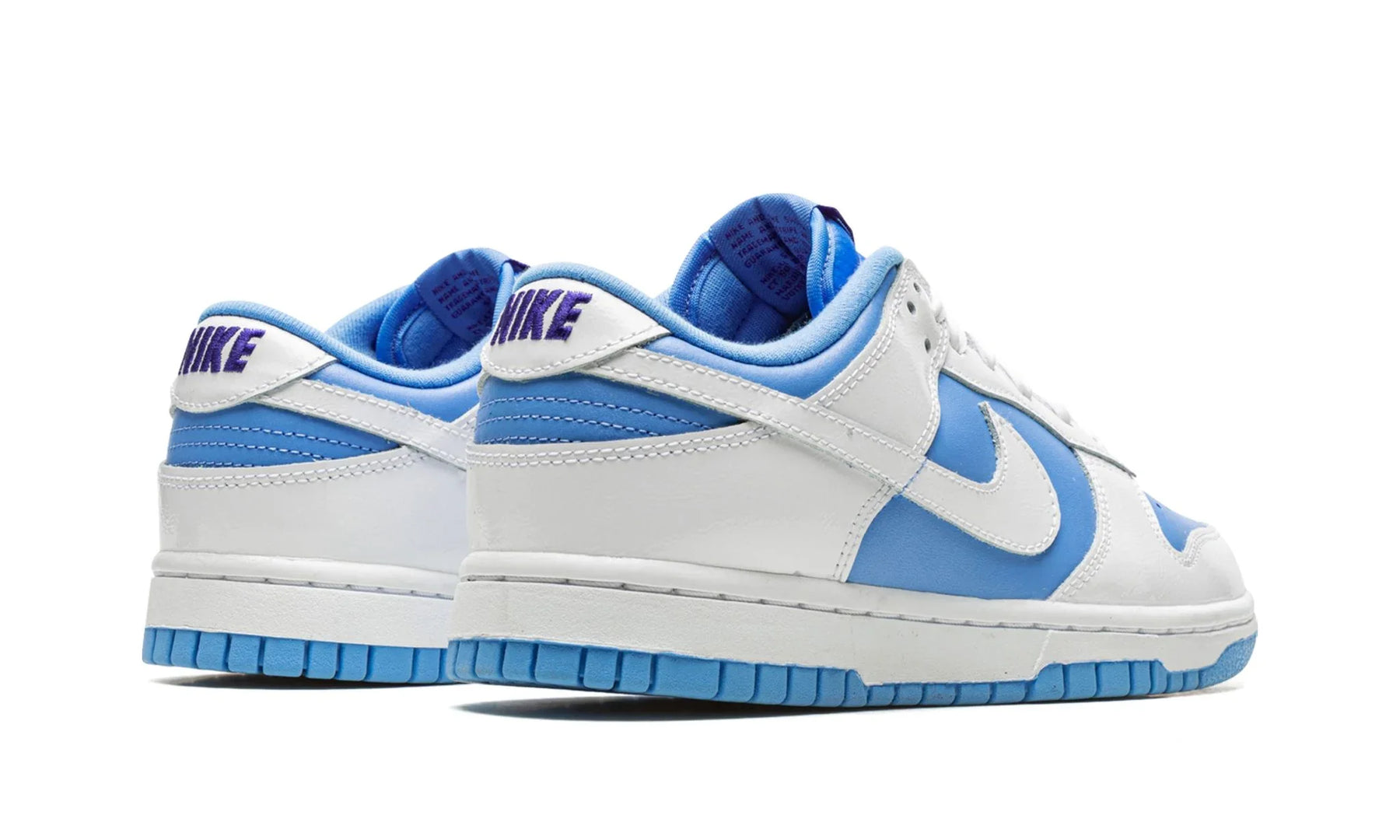Tênis Nike Dunk Low Feminino "Reverse University Blue" Branco / Azul  - DJ9955-101