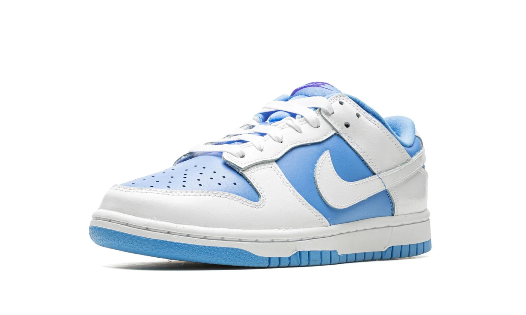 Tênis Nike Dunk Low Feminino "Reverse University Blue" Branco / Azul  - DJ9955-101
