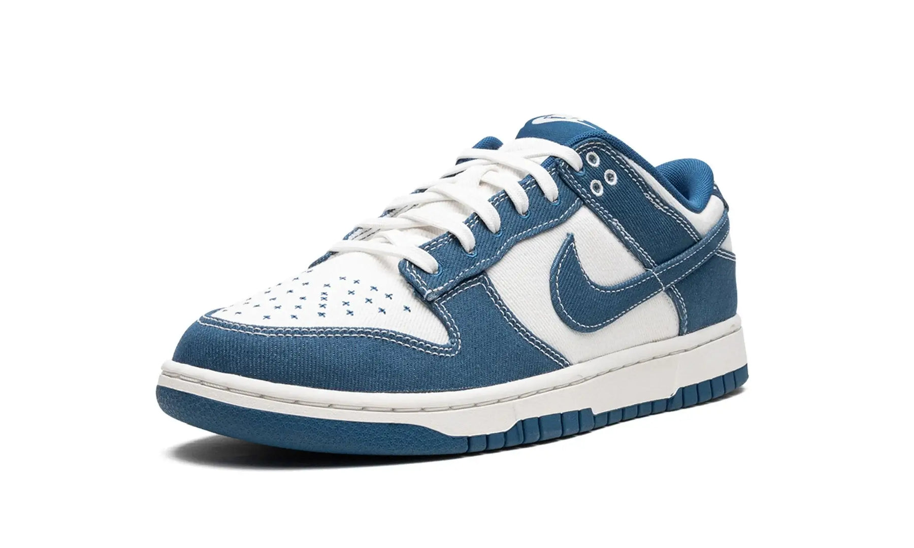 Tênis Nike Dunk Low "Sashiko industrial Blue" Azul - DV0834-101