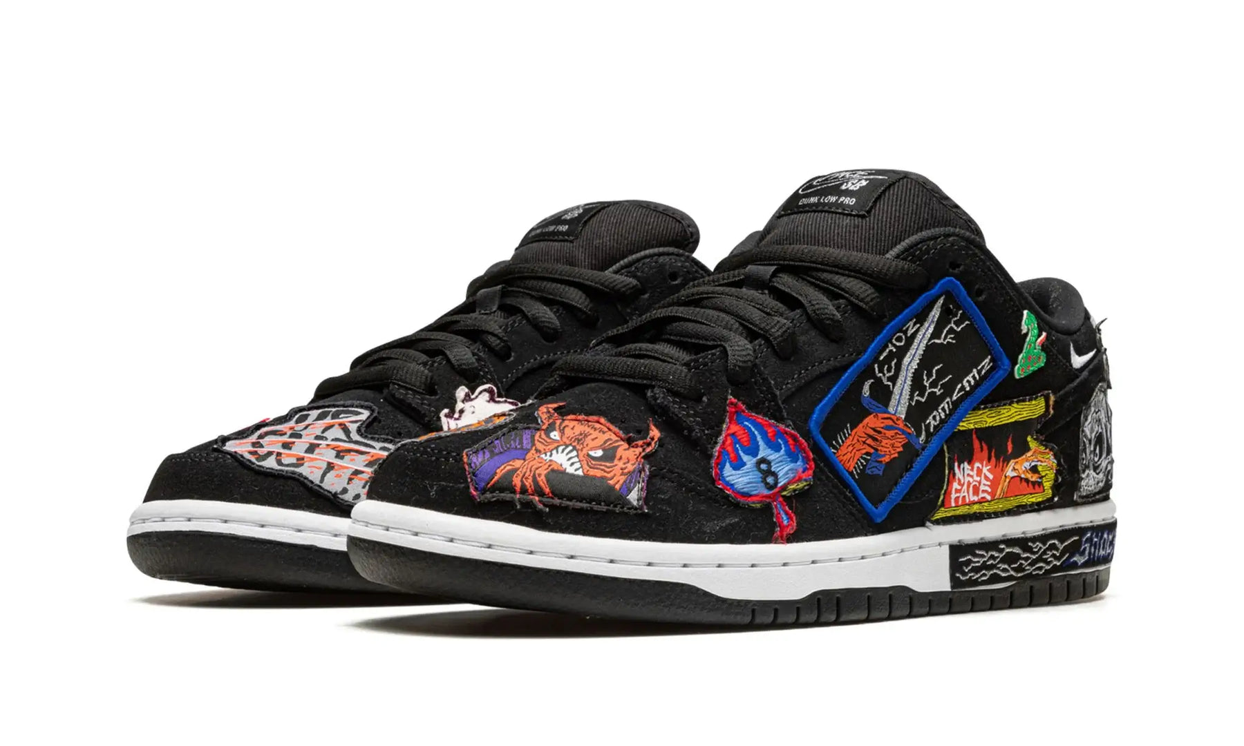 Tênis Nike Dunk Low SB "Neckface" Preto - DQ4488-001