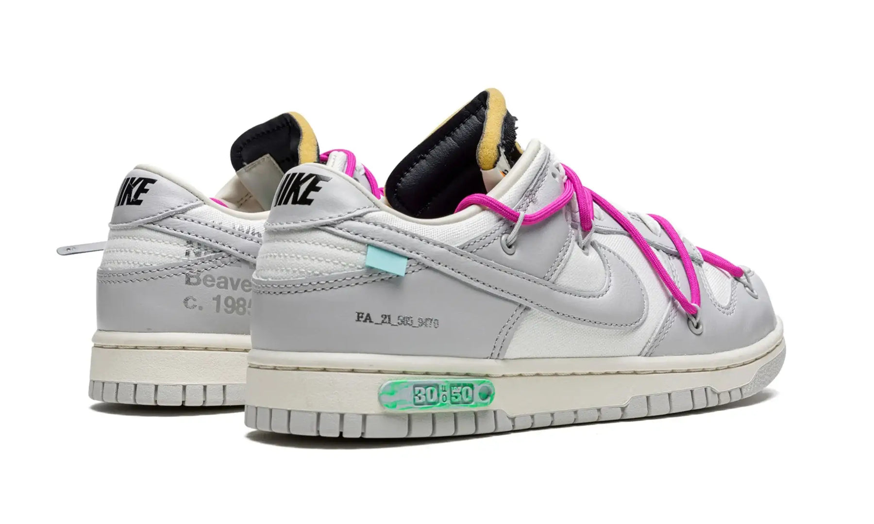 Tênis Nike Dunk Low x Off-White "Lot 30" - DM1602-122