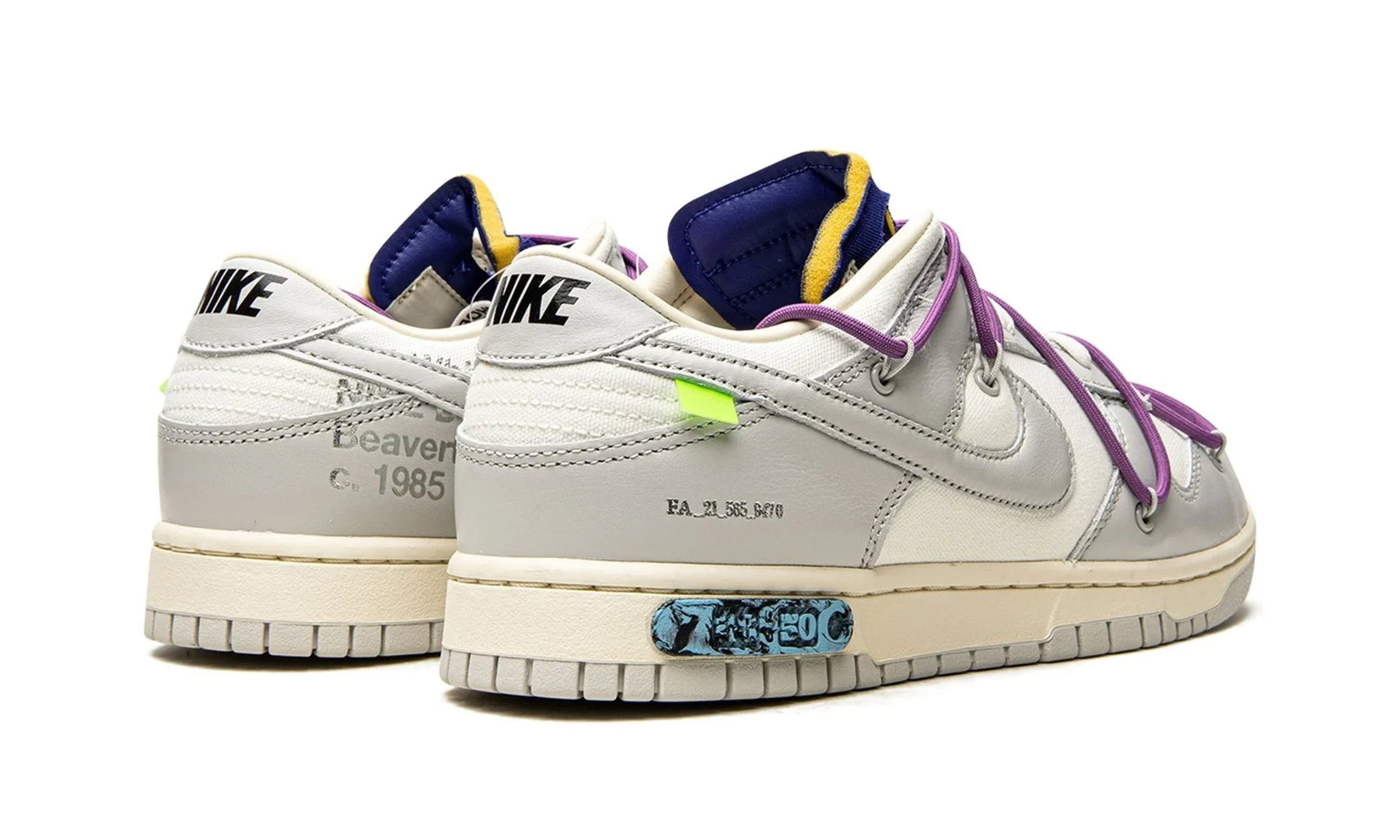 Tênis Nike Dunk Low x Off-White "Lot 48" - DM1602-107