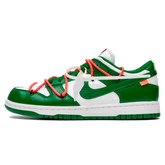 Tênis Nike Dunk Low x Off-White "Pine Green" Verde - CT0856-100