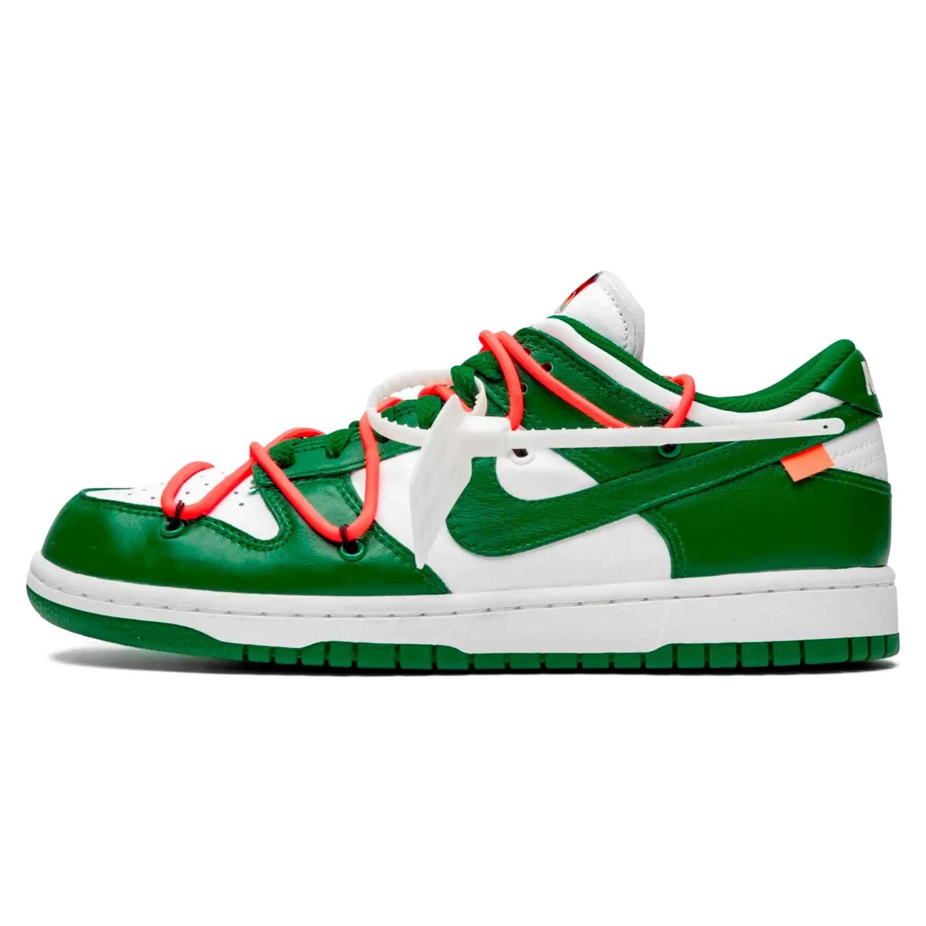 Tênis Nike Dunk Low x Off-White "Pine Green" Verde - CT0856-100