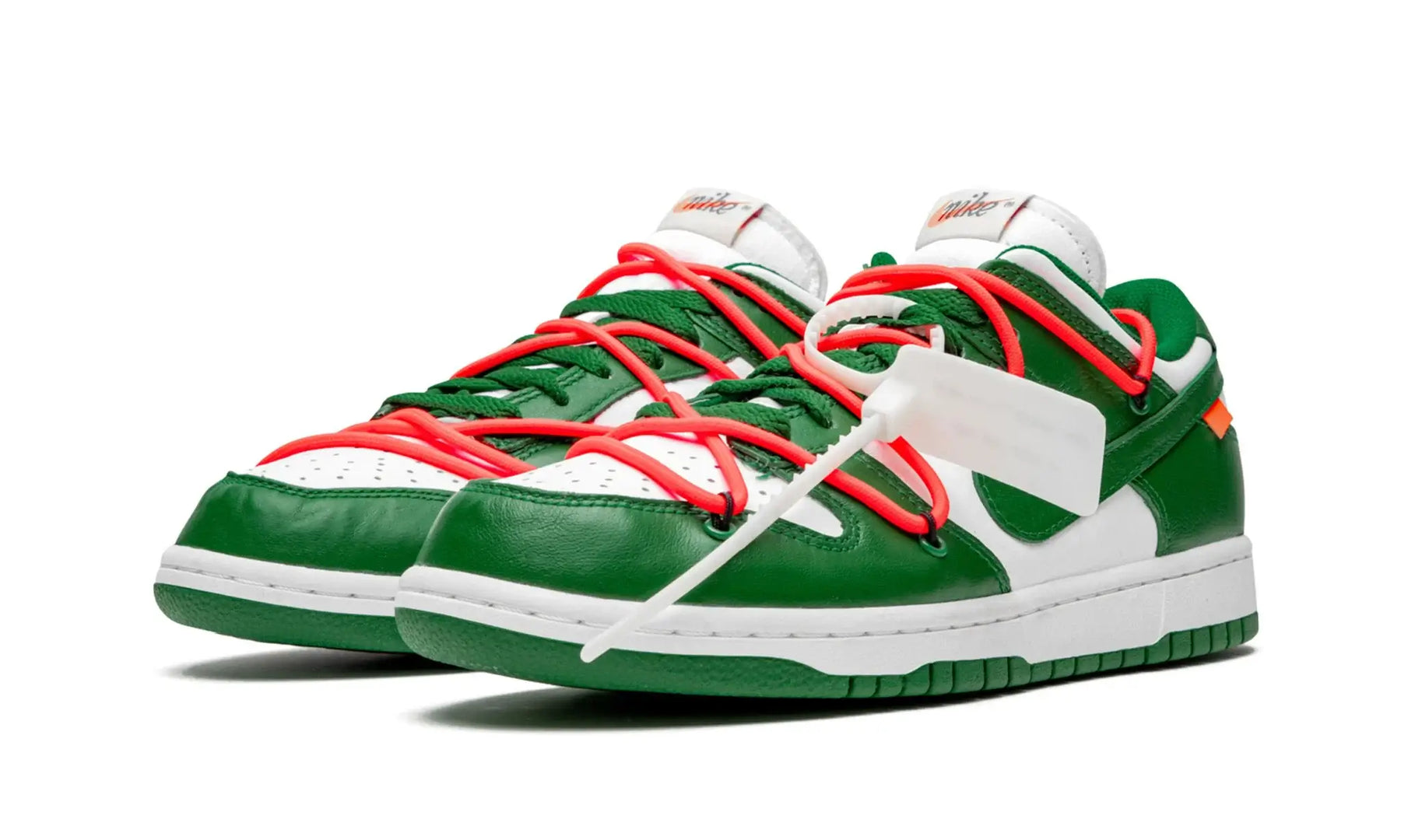 Tênis Nike Dunk Low x Off-White "Pine Green" Verde - CT0856-100