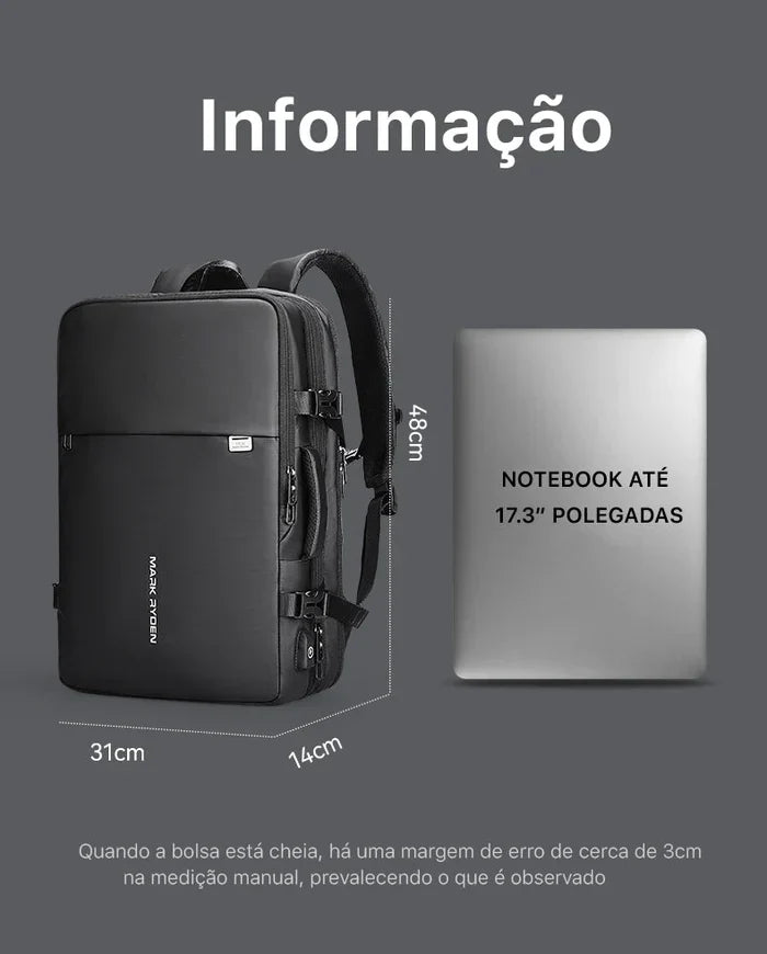 Mochila Executiva Masculina - Bravus