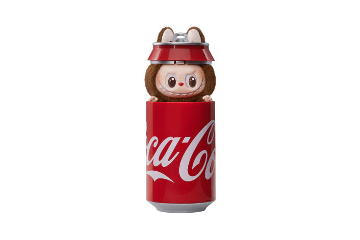 Boneco Pop Mart Labubu The Monsters x Coca Series "Vinyl Face Plush" Blind Box *SORTIDO* unidade