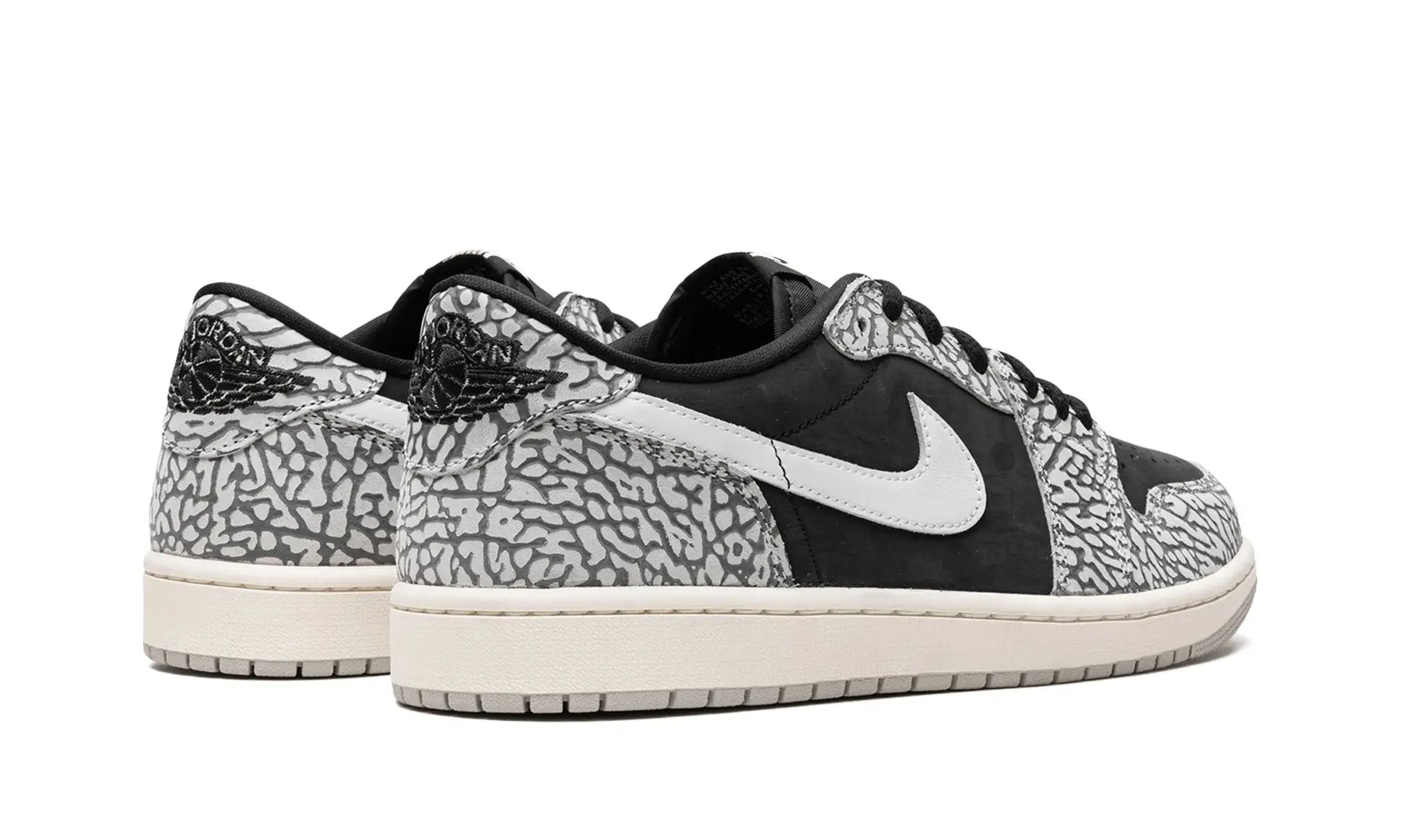 Tênis Air Jordan 1 Low "Black Cement" Preto / Cinza - CZ0790-001