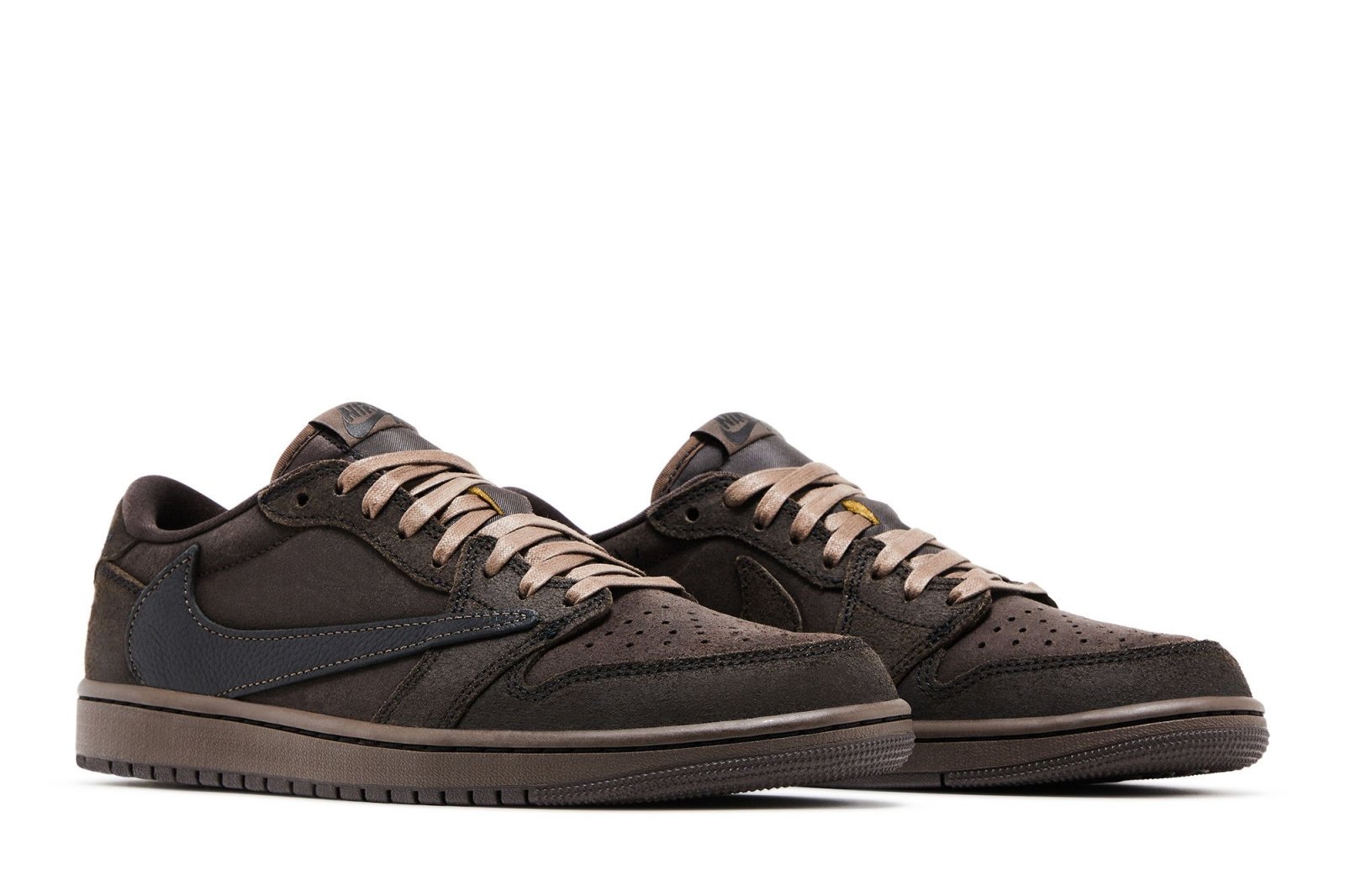 Tênis Air Jordan 1 Low Og Sp x Travis Scott Velvet Brown Marrom - DM7866-202