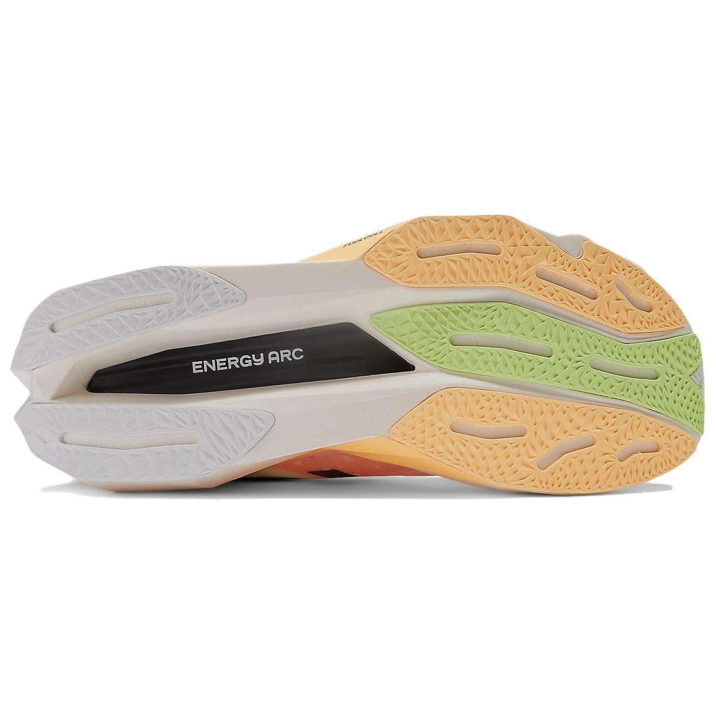 Tênis New Balance Fuelcell Supercomp Elite v4 'White Lime Mango' Verde/Laranja - MRCELLA4