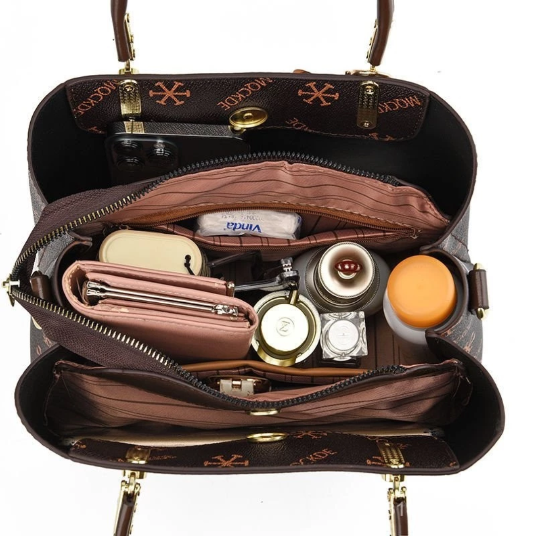 Bolsa de Luxo em Couro Genuíno Isadora