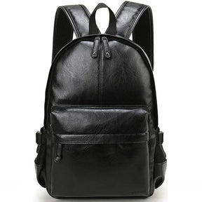 Mochila de Couro Compacta