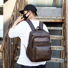 Mochila de Couro Masculina