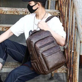 Mochila de Couro Masculina