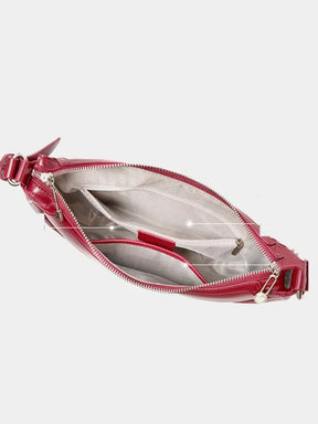 Bolsa Feminina de Ombro Meia Lua em Couro com Alça Ajustável - Camille