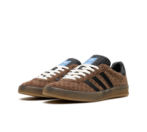 Tênis Adidas x Gucci Gazelle GG Monogram 'Brown' Marrom/Preto - 707847-AAA2V-8546