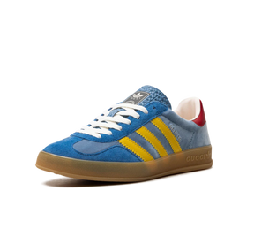 Tênis Adidas x Gucci Gazelle 'Light Blue Suede' - HQ8851