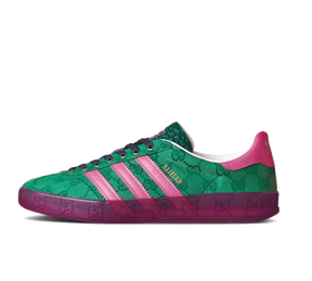Tênis Adidas x Gucci Gazelle 'Green Pink Strata' Verde/Rosa - IE4795