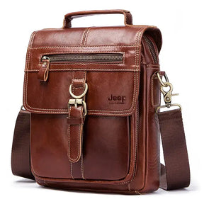 Mochila Masculina de Couro Legítimo - StoneBag