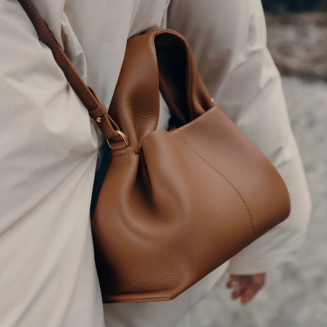 Bolsa de Luxo em Couro Estruturada Victoire