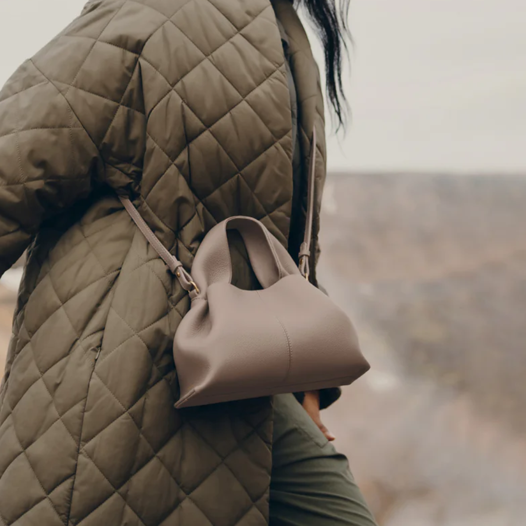Bolsa de Luxo em Couro Estruturada Victoire