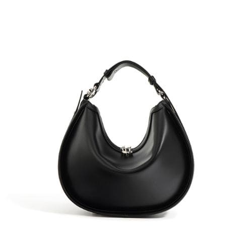 Bolsa de Ombro de Couro Minimalista Eugénie