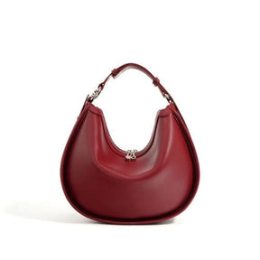 Bolsa de Ombro de Couro Minimalista Eugénie