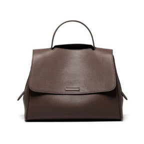 Bolsa de Ombro de Couro Oblíqua Estelle