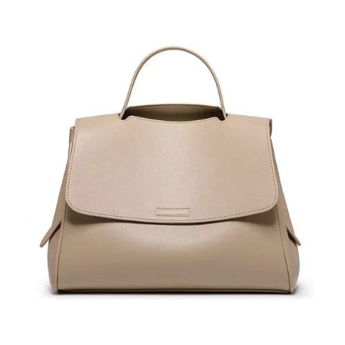 Bolsa de Ombro de Couro Oblíqua Estelle