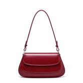 Bolsa de Ombro em Couro Pequena Cécile