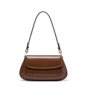 Bolsa de Ombro em Couro Pequena Cécile