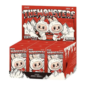 Boneco Pop Mart Labubu The Monsters x Coca Series "Vinyl Face Plush" Blind Box *SORTIDO* unidade