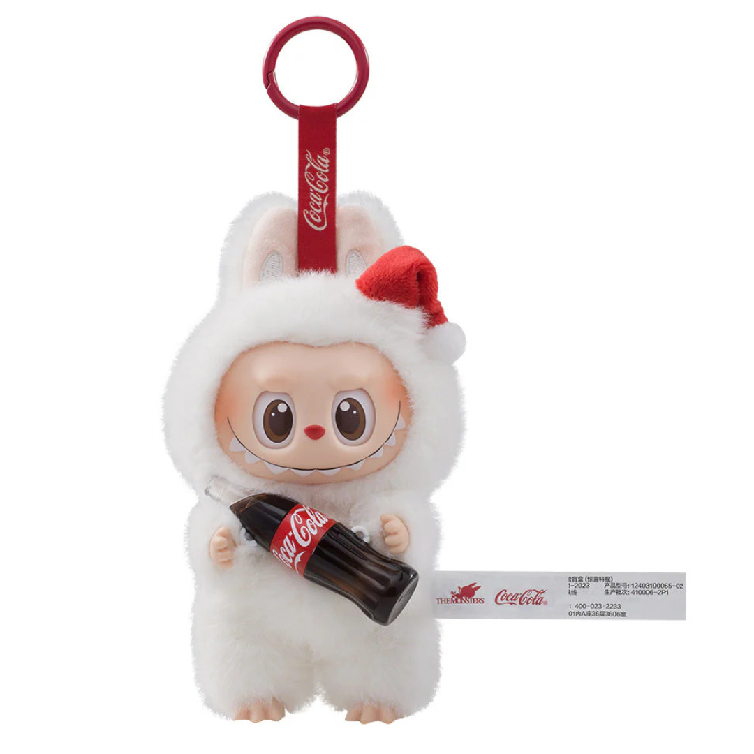 Boneco Pop Mart Labubu The Monsters x Coca Series "Vinyl Face Plush" Blind Box *SORTIDO* unidade