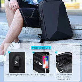 Mochila Executiva para Notebook com Porta USB