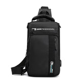 Mochila Transversal Masculina Impermeável