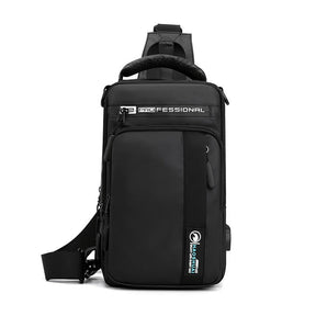 Mochila Transversal Masculina Impermeável