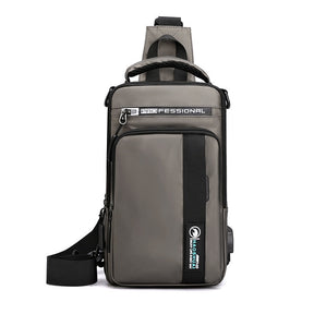 Mochila Transversal Masculina Impermeável