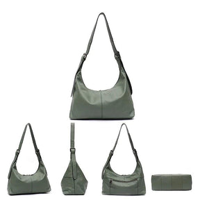Bolsa Feminina de Couro Genuíno Florence