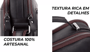 Mochila Masculina de Couro Legítimo - GranBag