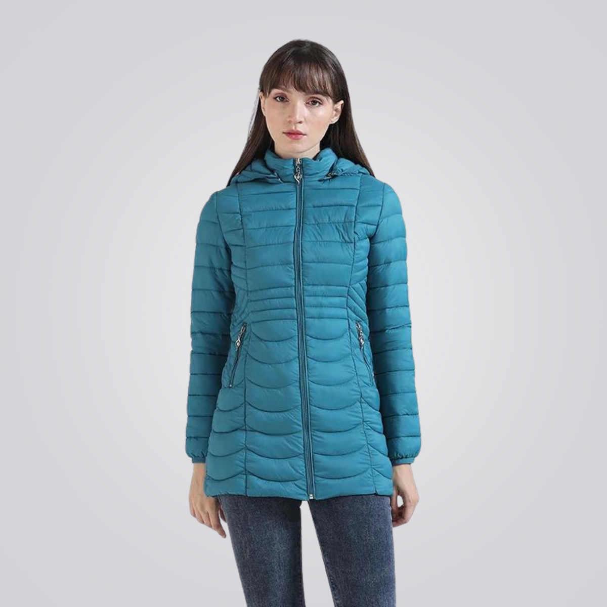 Jaqueta Puffer Feminina Longa Sant Néctar