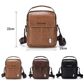 Mochila Masculina de Couro Legítimo - Enduro