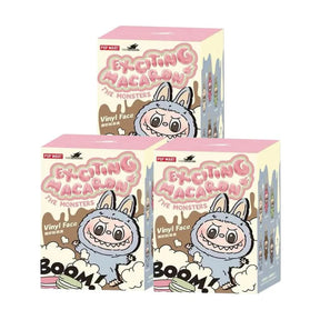 Boneco Pop Mart Labubu The Monsters "Tasty Macaron Vinyl Face" Blind Box *SORTIDO* unidade