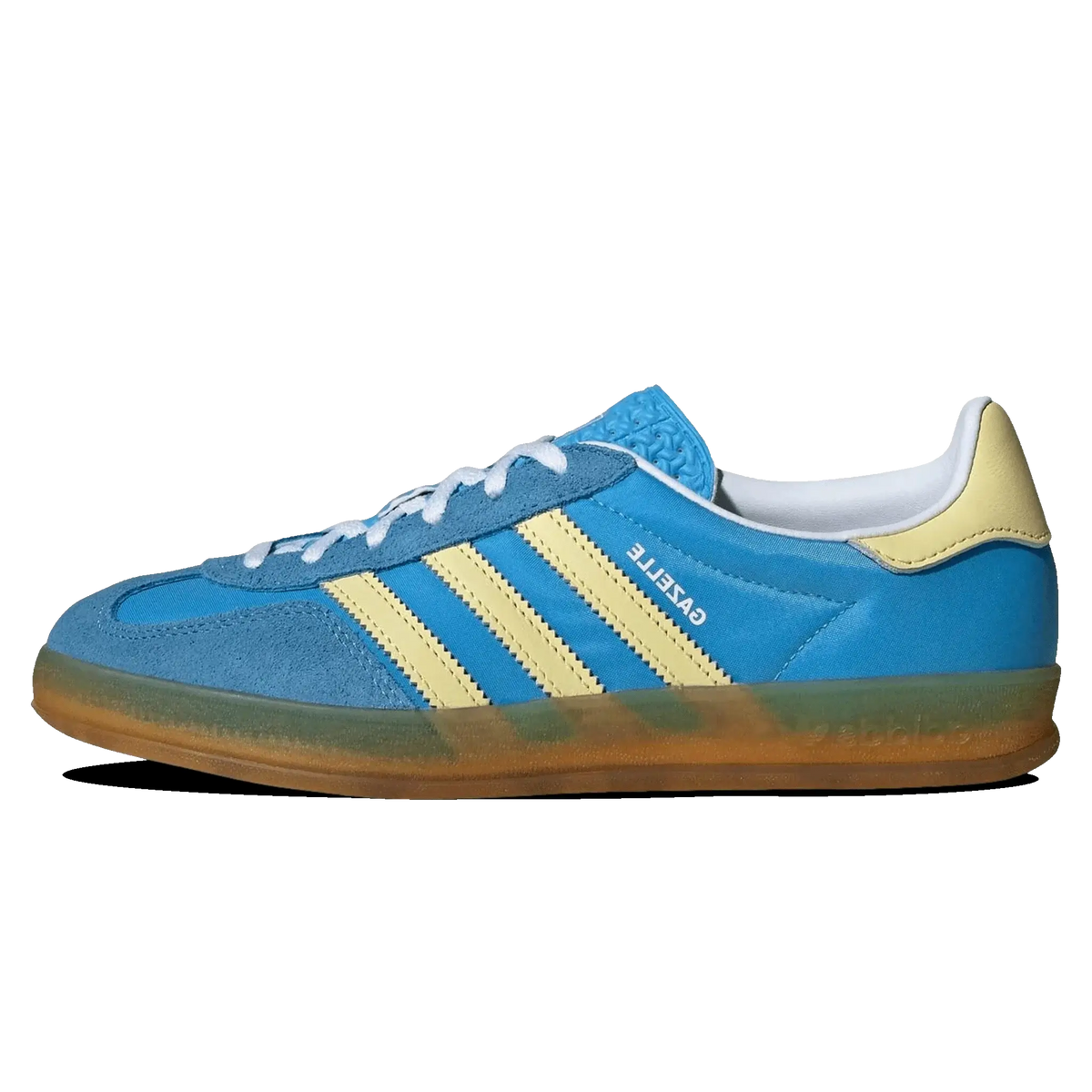Tênis Adidas Gazelle Indoor Feminino 'Blue Burst Yellow' Azul - IE2960