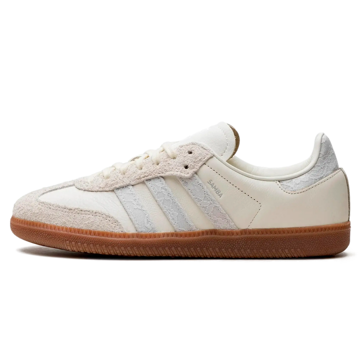 Tênis Adidas Samba OG x NAKED "Copenhagen Lace" Branco - JI3993