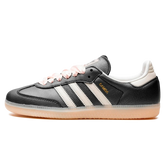 Tênis Adidas Samba OG Feminino "Black Pink Ribbon Laces" Preto - IH8047