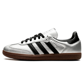 Tênis Adidas Samba OG Feminino "Silver Metallic Black Gum" Prata - JI4218