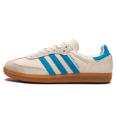 Tênis Adidas Samba OG x Sporty & Rich "Cream Blue" - IE7096